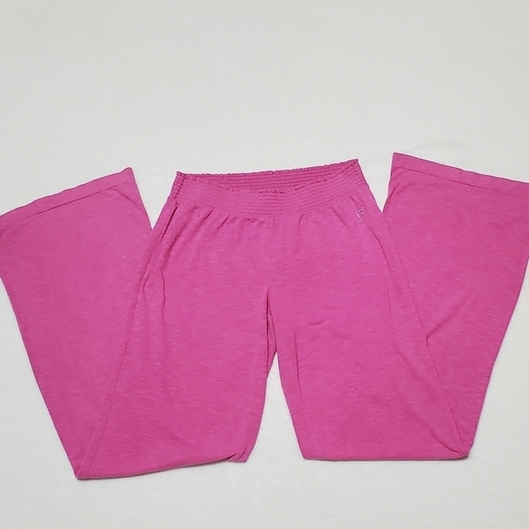 Rare Vintage Y2K Victoria's Secret Silver Glitter Racerback Tank Flare Pants Set - Picture 10 of 16